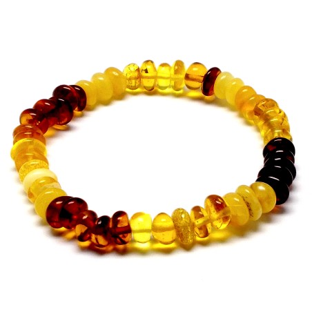 BRANSOLETKA Z BURSZTYNEM