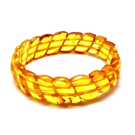 BRANSOLETKA Z BURSZTYNEM