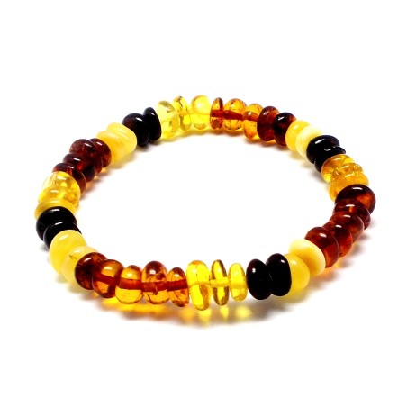 BRANSOLETKA Z BURSZTYNU BAŁTYCKIEGO
