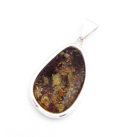 Biżuteria z bursztynem wisiorek