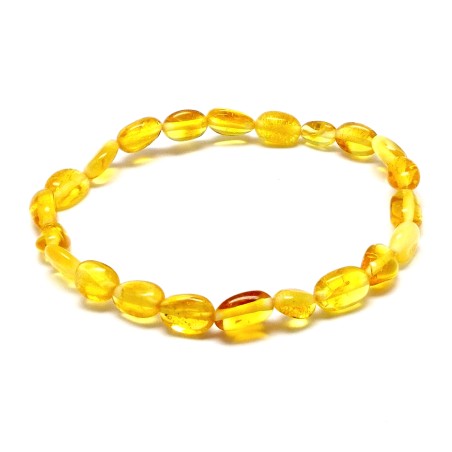 BRANSOLETKA Z BURSZTYNU BAŁTYCKIEGO