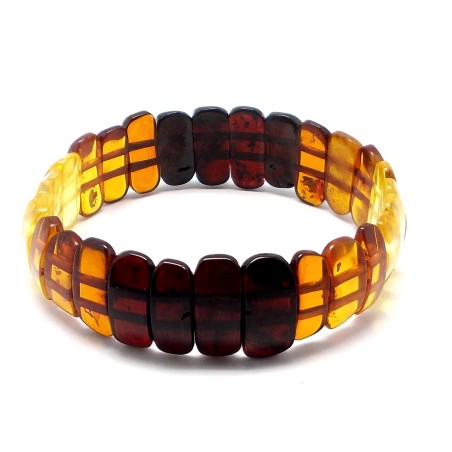 BRANSOLETKA Z BURSZTYNEM