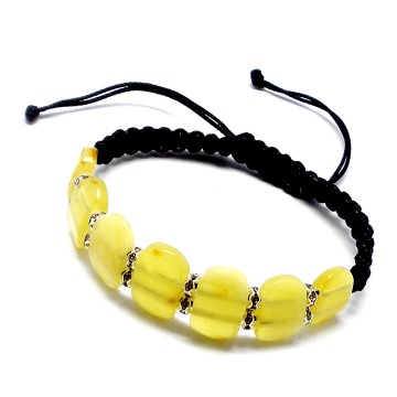 BRANSOLETKA Z BURSZTYNU