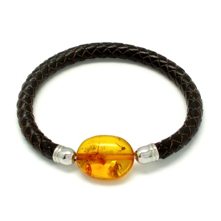 BRANSOLETKA Z BURSZTYNU BAŁTYCKIEGO