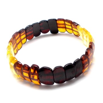 BRANSOLETKA Z BURSZTYNEM BAŁTYCKIM