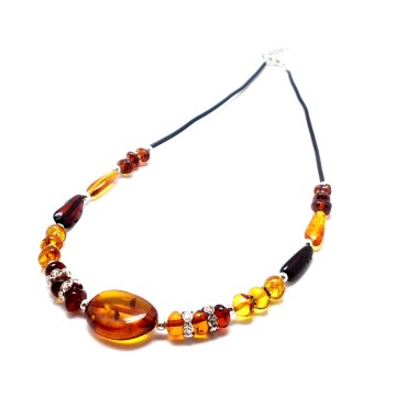Amber Beads Necklace