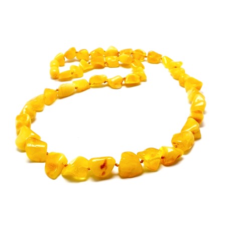 Korale naszyjnik z bursztynu dla dzieci