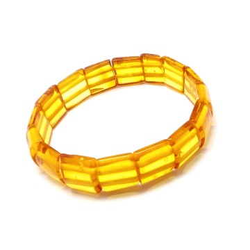 BRANSOLETKA Z BURSZTYNEM BAŁTYCKIM