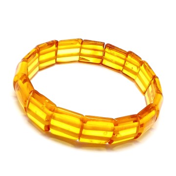 BRANSOLETKA Z BURSZTYNEM BAŁTYCKIM