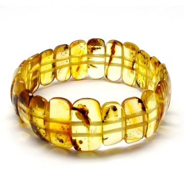 BRANSOLETKA Z BURSZTYNU