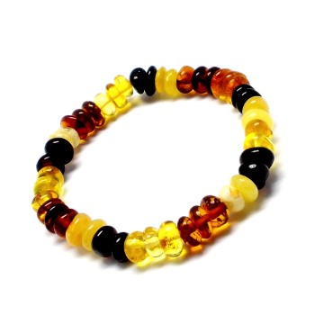 BRANSOLETKA Z BURSZTYNU BAŁTYCKIEGO