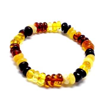 BRANSOLETKA Z BURSZTYNU BAŁTYCKIEGO