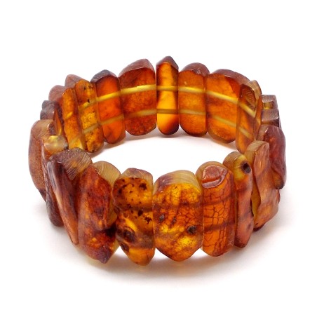 BRANSOLETKA Z BURSZTYNU BAŁTYCKIEGO