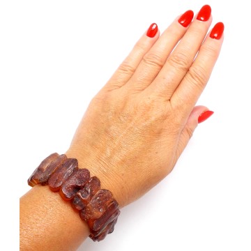 BRANSOLETKA Z BURSZTYNU BAŁTYCKIEGO