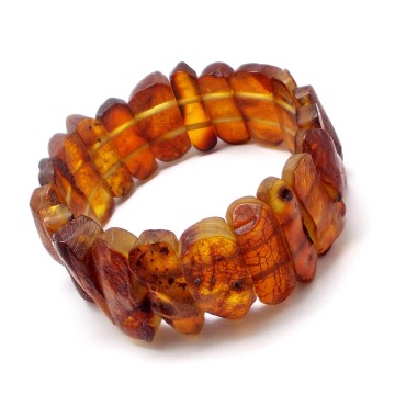 BRANSOLETKA Z BURSZTYNU BAŁTYCKIEGO