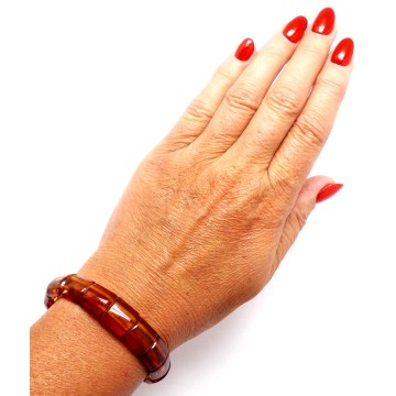 BRANSOLETKA Z BURSZTYNU BAŁTYCKIEGO