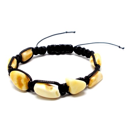 BRANSOLETKA Z BURSZTYNEM