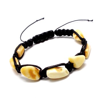 BRANSOLETKA Z BURSZTYNEM