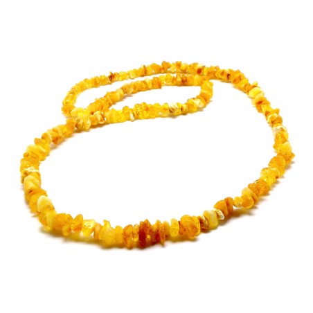 KORALE Z BURSZTYNU NIEOSZLIFOWANEGO