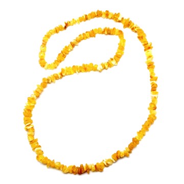 KORALE Z BURSZTYNU NIEOSZLIFOWANEGO