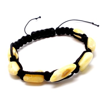 BRANSOLETKA Z BURSZTYNEM