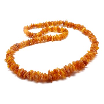 korale z bursztynu nieoszlifowanego