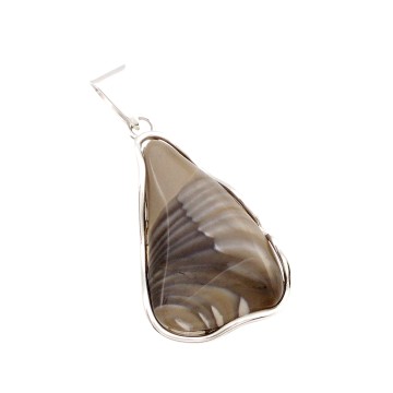 Krzemień pasiasty wisiorek