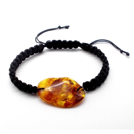 BRANSOLETKA Z BURSZTYNU BAŁTYCKIEGO