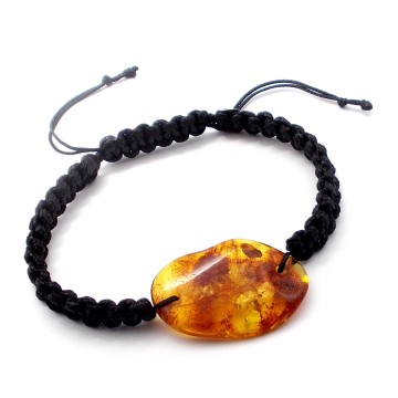 BRANSOLETKA Z BURSZTYNU BAŁTYCKIEGO