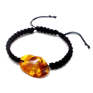 BRANSOLETKA Z BURSZTYNU BAŁTYCKIEGO