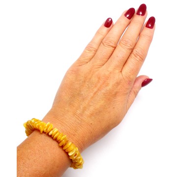 Bransoletka z bursztynem