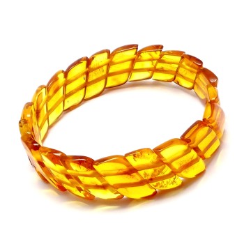 BRANSOLETKA Z BURSZTYNU BAŁTYCKIEGO