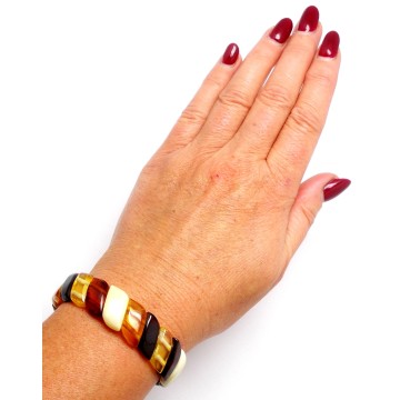 Biżuteria z bursztynem bransoletka