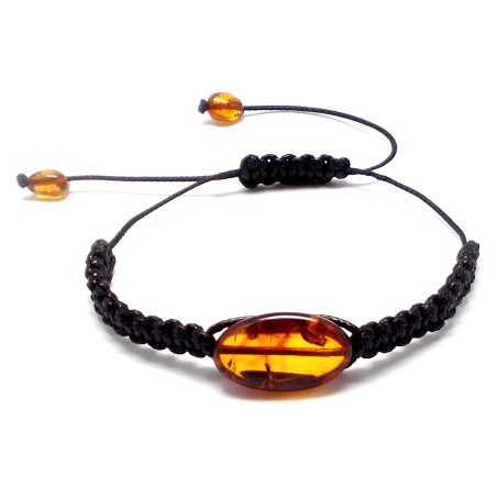 BRANSOLETKA Z BURSZTYNEM