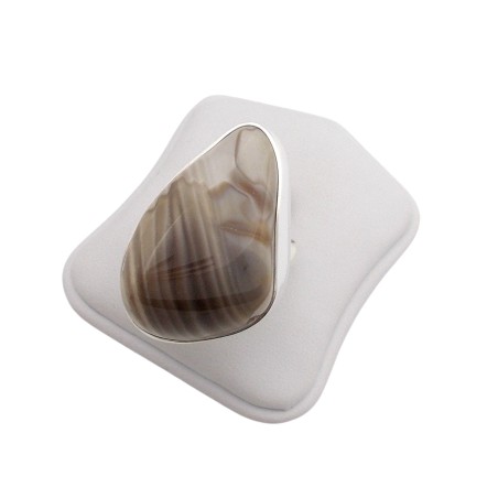 PIERŚCIONEK Z KRZEMIENIEM PASIASTYM