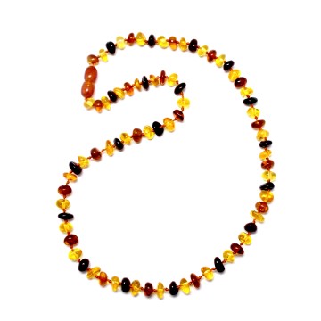 NASZYJNIK Z BURSZTYNU BAŁTYCKIEGO