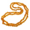 Korale naszyjnik z bursztynu