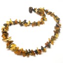 Naszyjnik korale z bursztynu