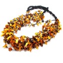 Naszyjnik korale z bursztynu