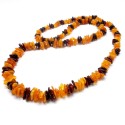 Korale naszyjnik z bursztynu